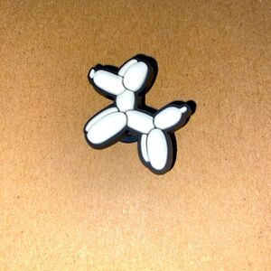 🐊6/$12🐊 White Balloon Dog Croc Charm
